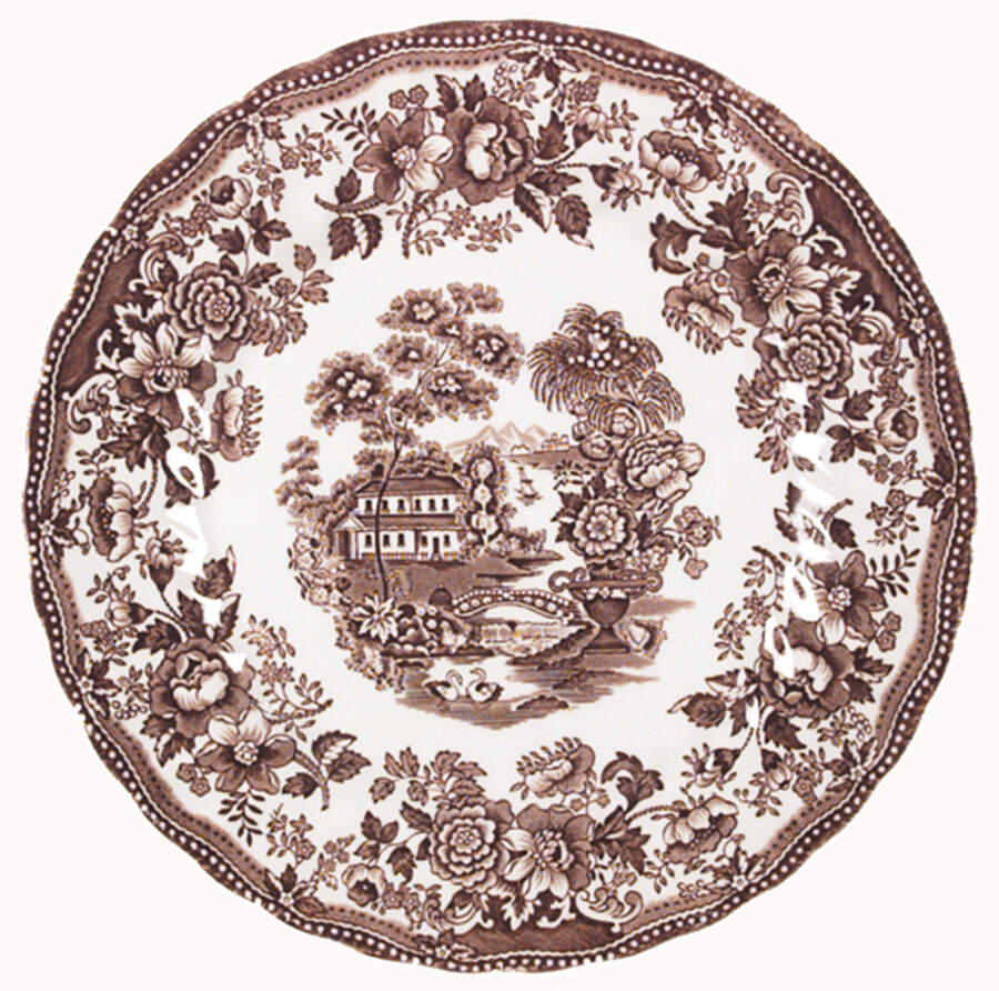Tonquin Brown Dinner Plate by Franciscan-1