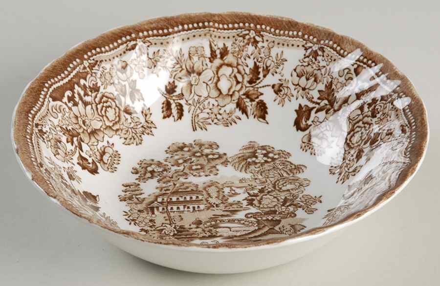 Tonquin Brown Coupe Cereal Bowl by Franciscan-1