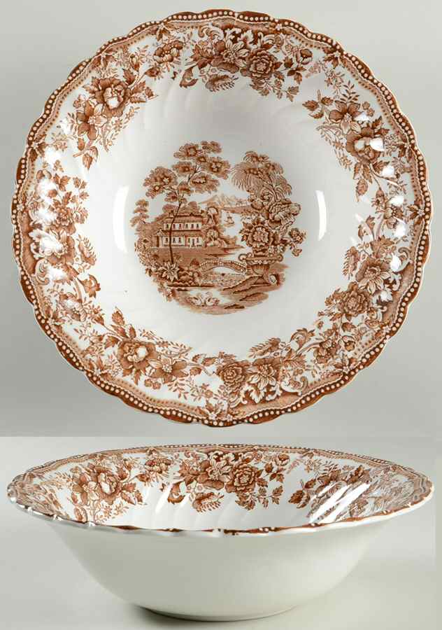 Tonquin Brown 9" Round Vegetable Bowl by Franciscan-1