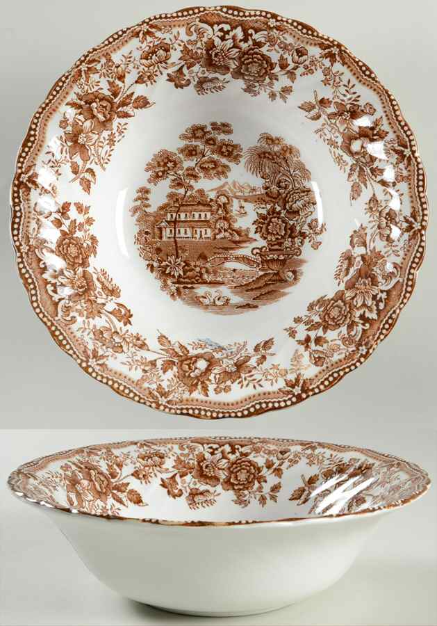 Tonquin Brown 8" Round Vegetable Bowl by Franciscan-1