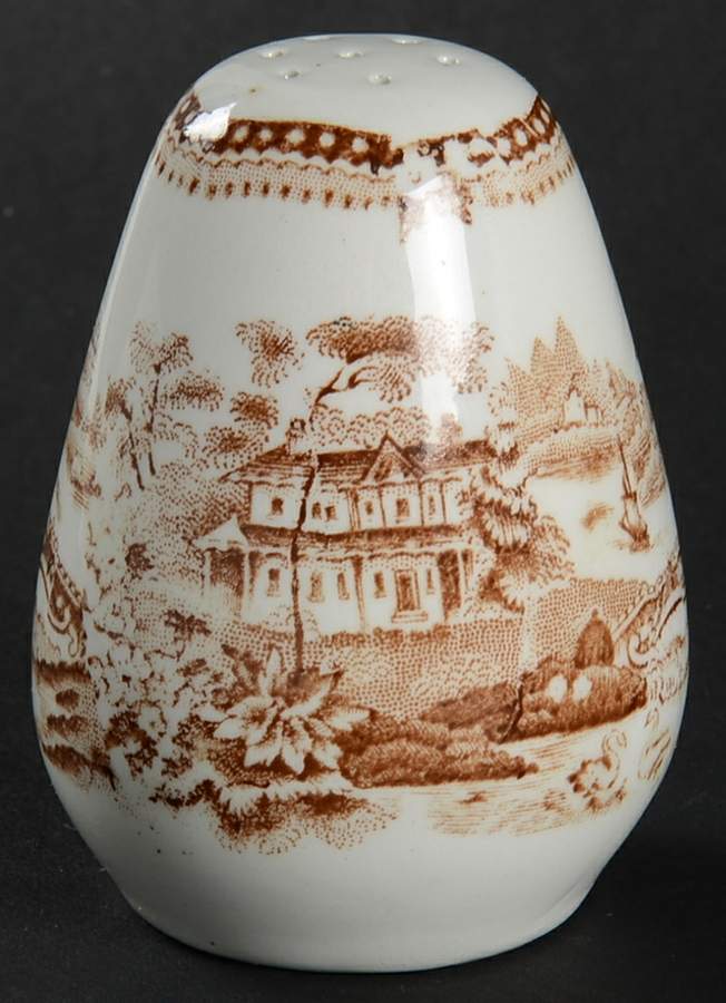 Tonquin Brown Pepper Shaker by Franciscan-1