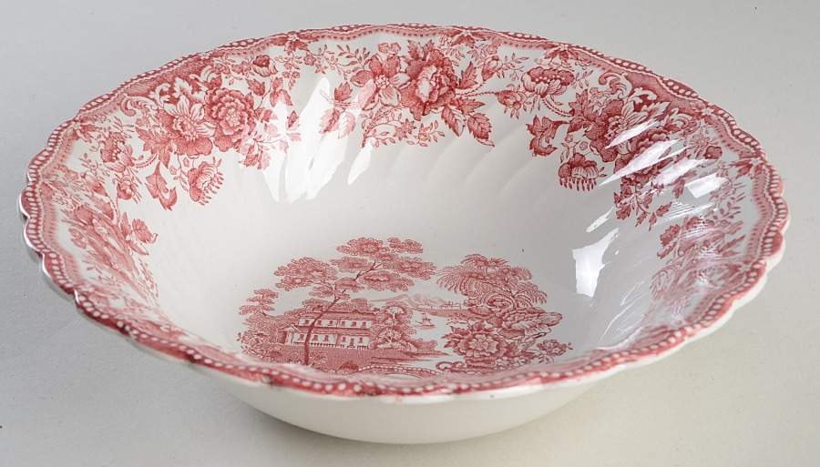 Tonquin Pink 9" Round Vegetable Bowl by Franciscan-1