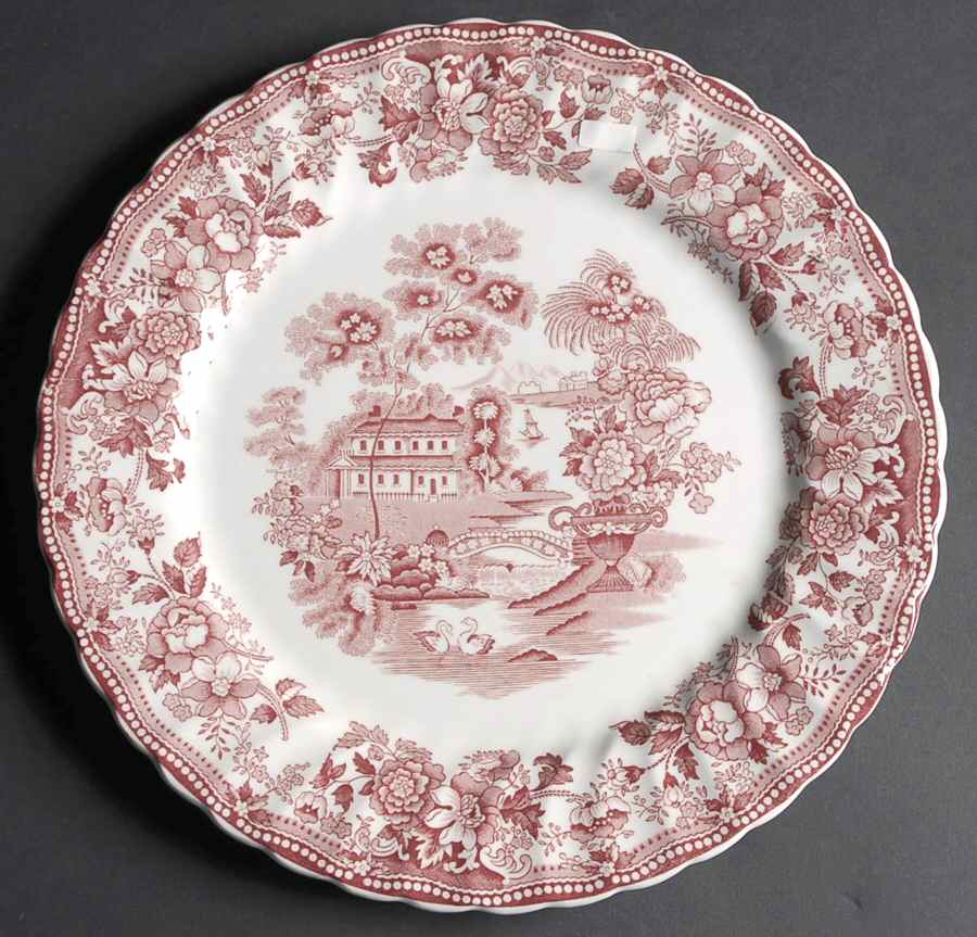 Tonquin Pink 12" Chop Plate (Round Platter) by Franciscan-1