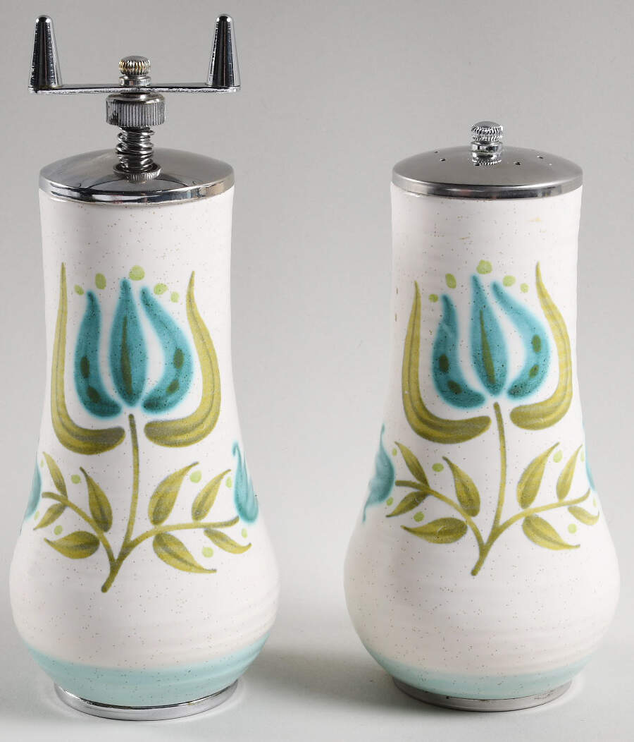 Tulip Time Salt Mill & Pepper Mill Set by Franciscan-1