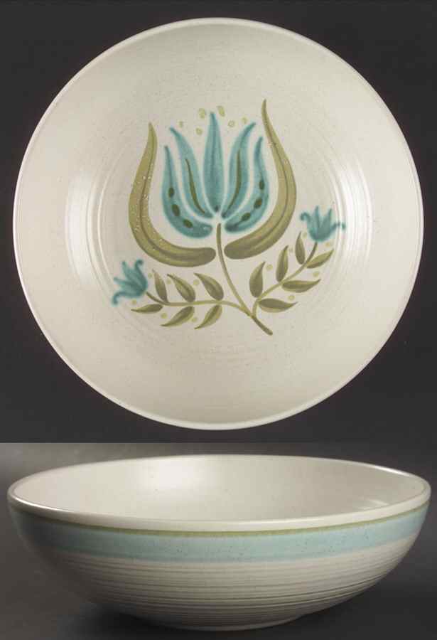 Tulip Time 9" Round Vegetable Bowl by Franciscan-1