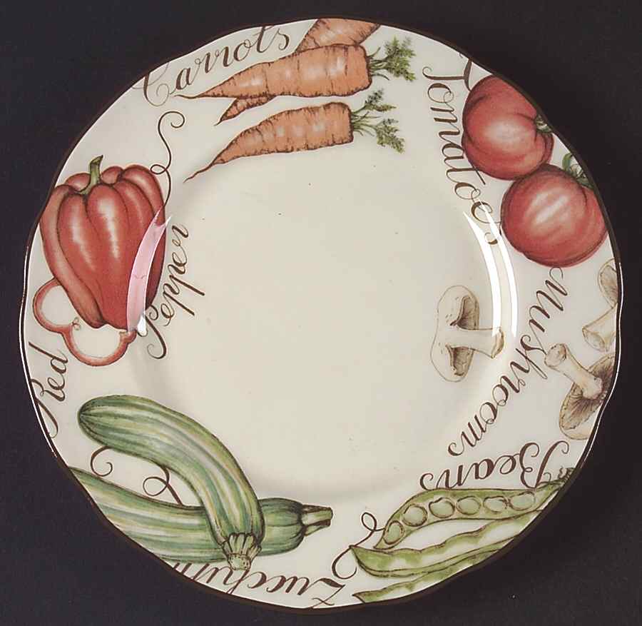 Vegetable Medley Salad Plate by Franciscan-1