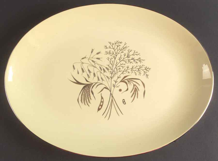 Willow Bouquet 16" Oval Serving Platter by Franciscan-1