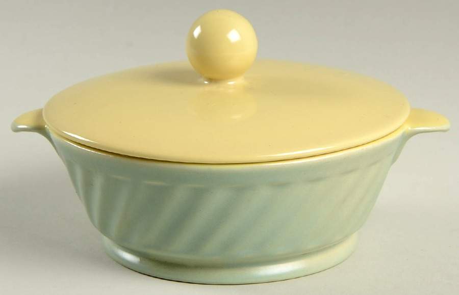 Wishmaker Phyfe Green Individual Casserole & Lid by Franciscan-1