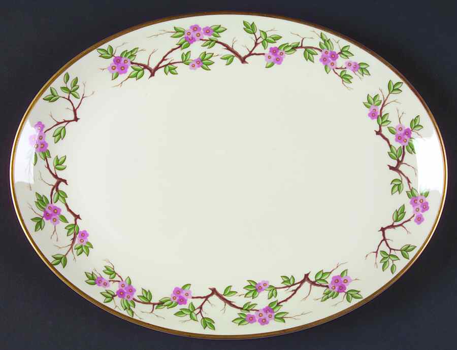 Woodside 12" Oval Serving Platter by Franciscan-1