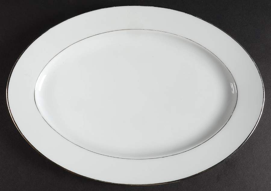 Essex 12" Oval Serving Platter by Four Crown-1