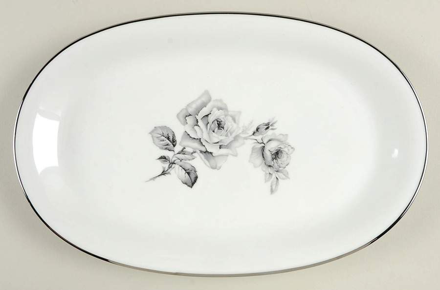 Royal Rose 12" Oval Serving Platter by Foresight-1