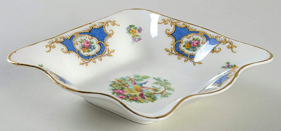 Broadway Medium Blue Nut Dish by Foley-1