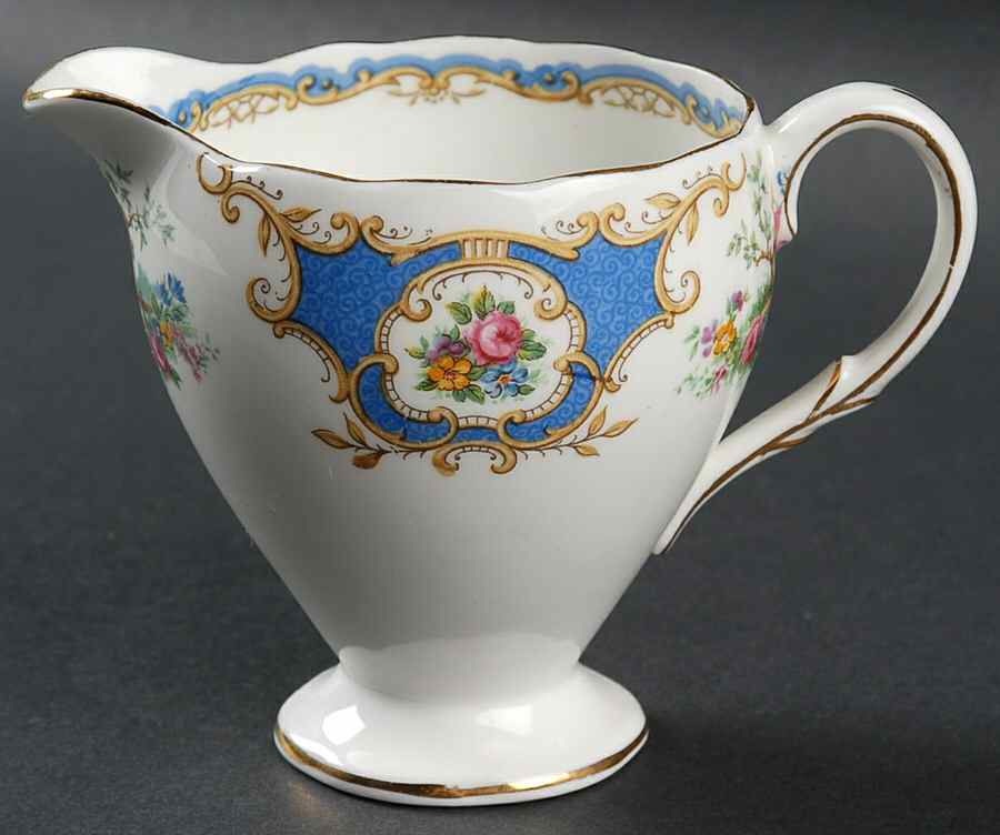 Broadway Medium Blue Creamer by Foley-1