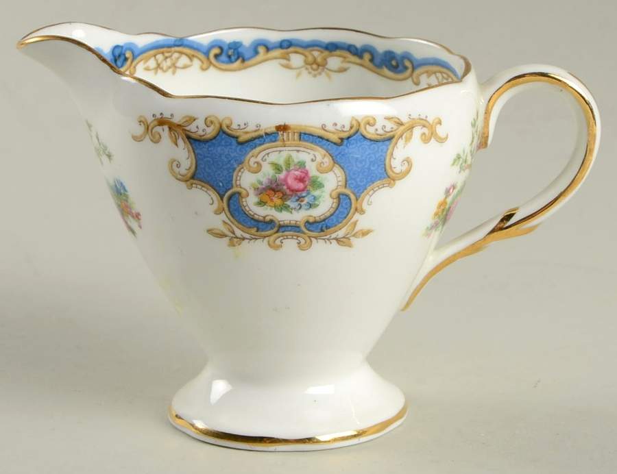 Broadway Medium Blue Mini Creamer by Foley-1