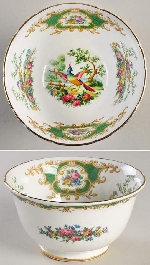 Broadway Green Cranberry Bowl by Foley-1