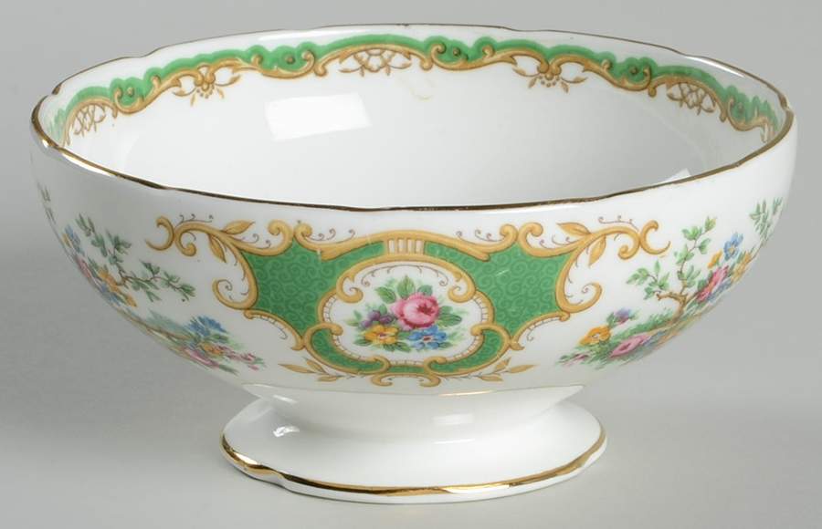 Broadway Green Open Sugar Bowl by Foley-1