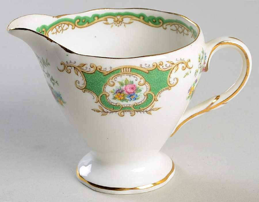 Broadway Green Mini Creamer by Foley-1