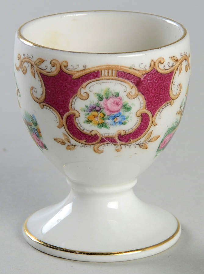 Broadway Maroon Single Egg Cup by Foley-1