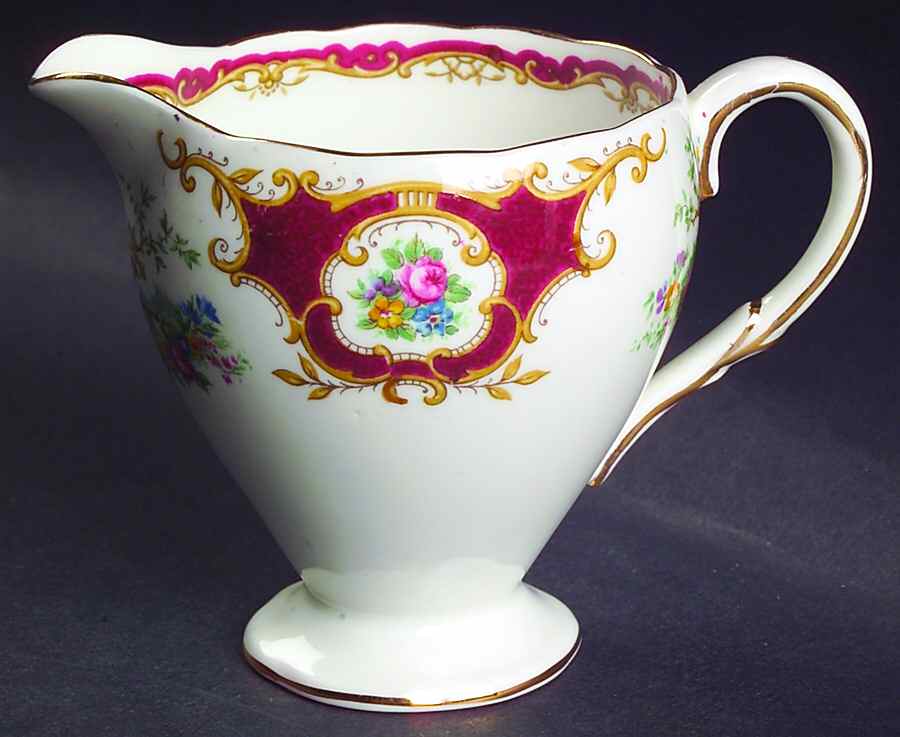 Broadway Maroon Creamer by Foley-1
