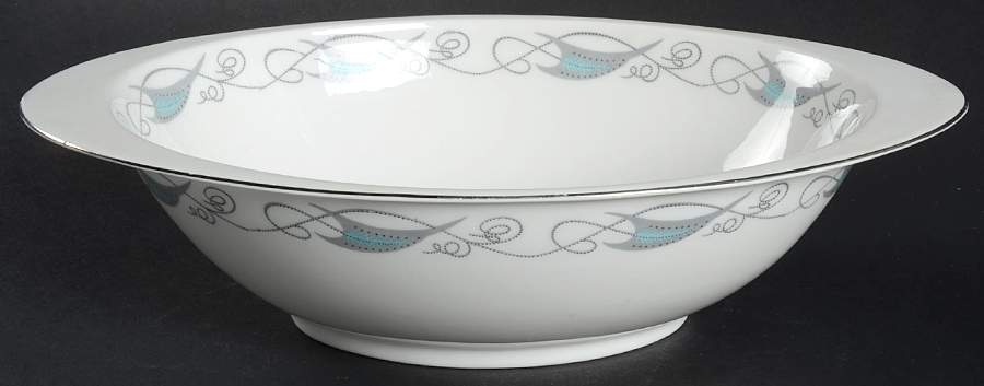Celeste 10" Oval Vegetable Bowl by Foley-1