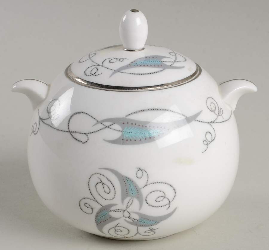 Celeste Sugar Bowl & Lid by Foley-1