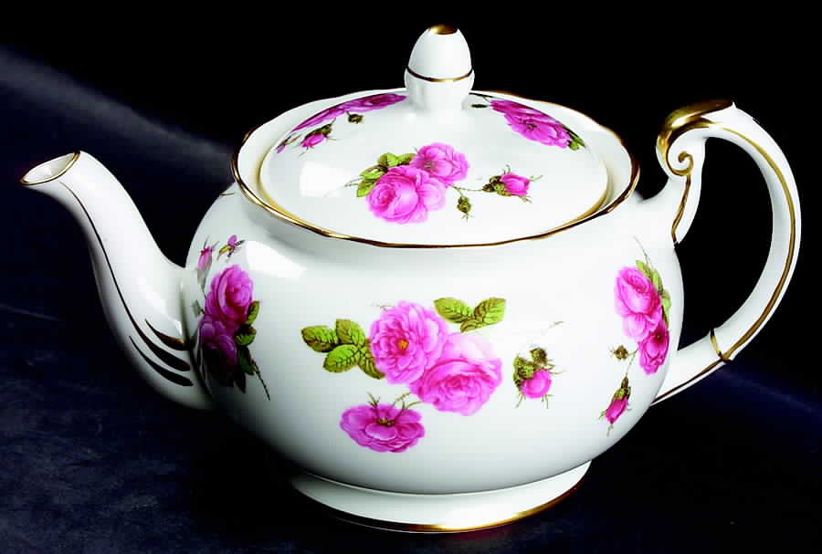 Century Rose Teapot & Lid by Foley-1