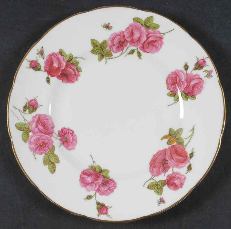 Century Rose Salad Plate by Foley-1