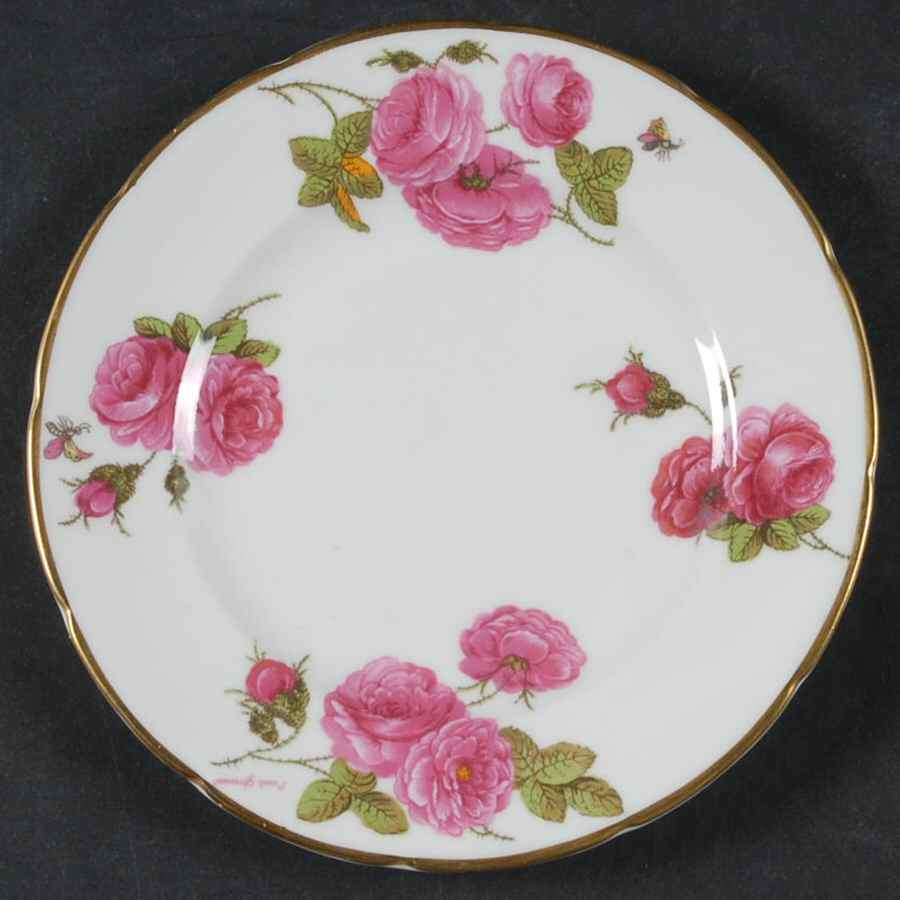 Century Rose Bread & Butter Plate by Foley-1