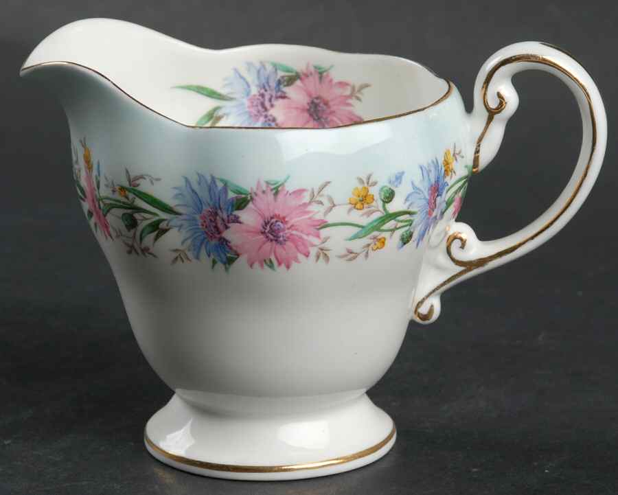 Cornflower Blue Creamer by Foley-1