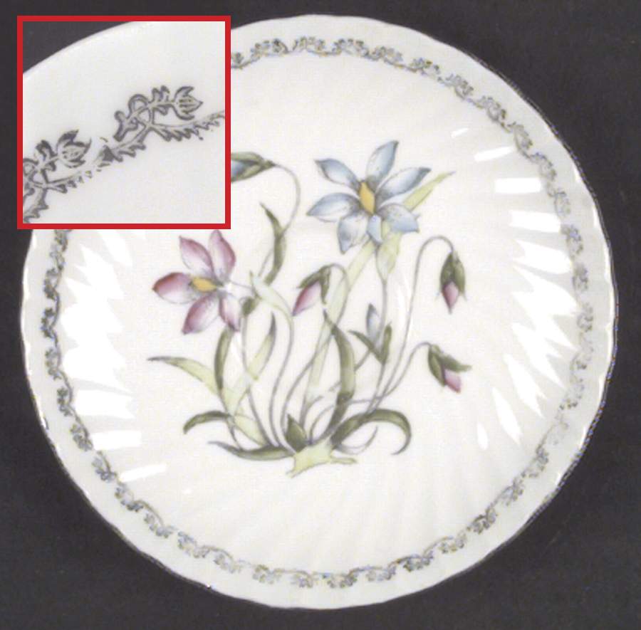 Crocus Ixia Saucer by Foley-1