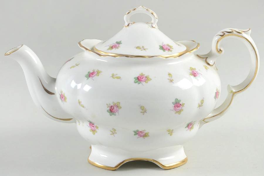 Dainty Rose Teapot & Lid by Foley-1