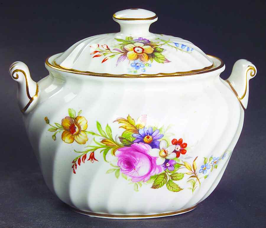 Devonshire Mini Sugar Bowl & Lid by Foley-1