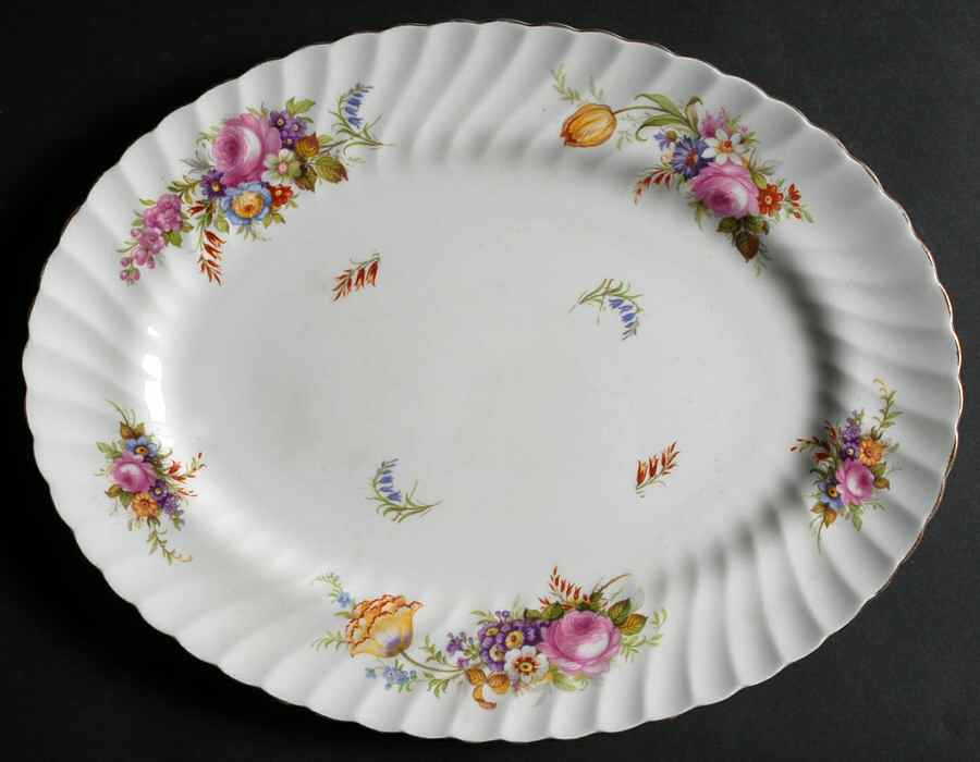 Devonshire 13" Oval Serving Platter by Foley-1