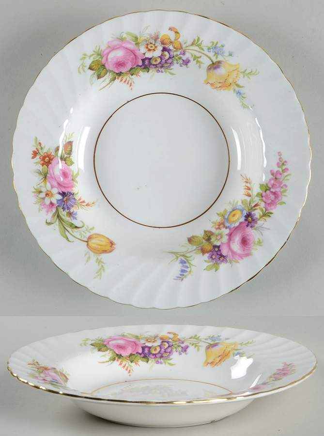 Devonshire Rim Soup Bowl by Foley-1