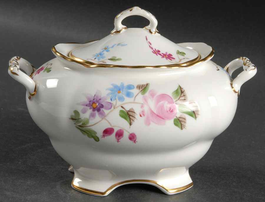 Elaine Sugar Bowl & Lid by Foley-1