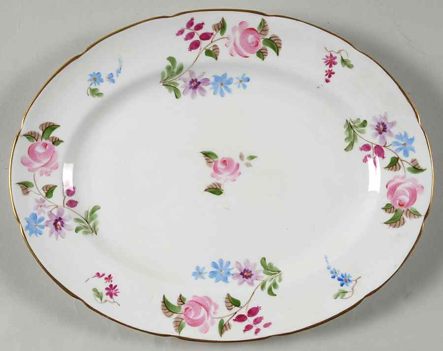 Elaine 11" Oval Serving Platter by Foley-1