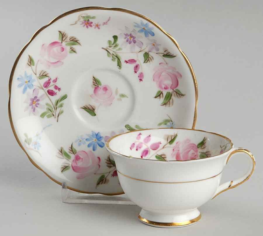 Elaine Footed Demitasse Cup & Saucer Set by Foley-1