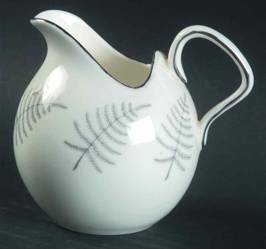 Fern White Mini Creamer by Foley-1