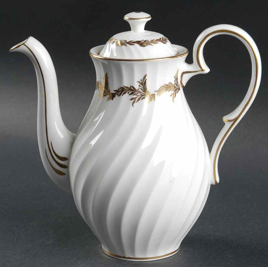 Golden Regency Mini Coffee Pot & Lid by Foley-1