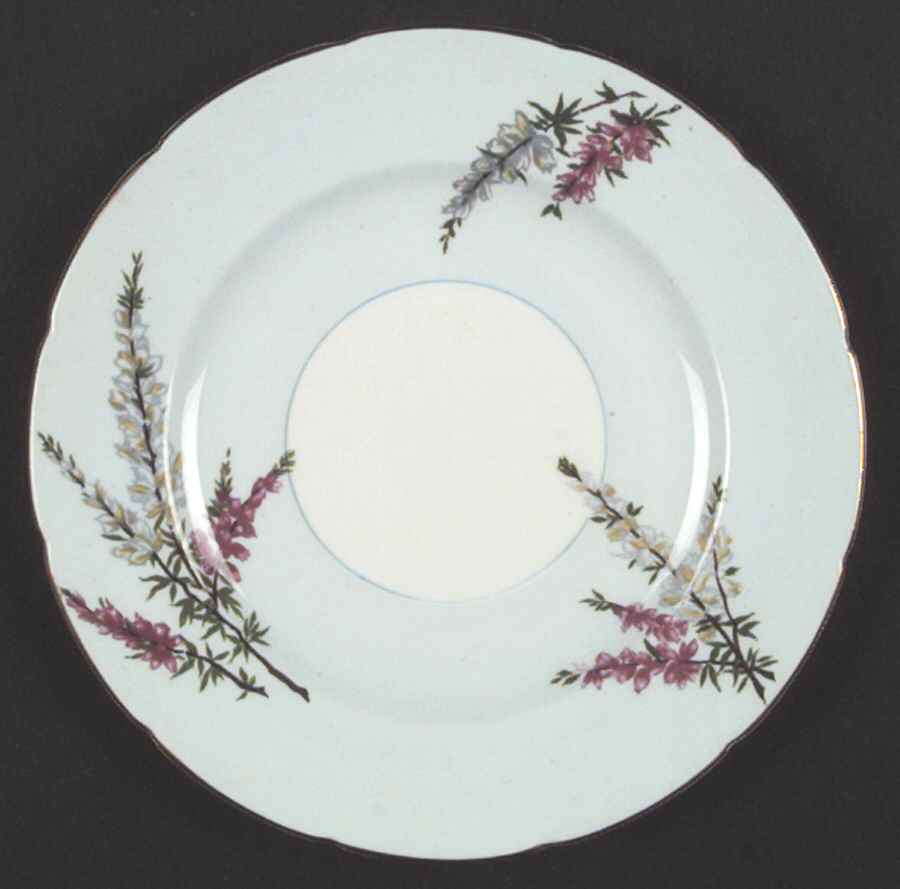 Highland Heather (12 Scalloped Salad Plate) Dessert/Pie Plate by Foley-1