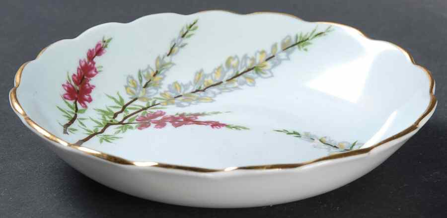 Highland Heather (12 Scalloped Salad Plate) Fruit/Dessert (Sauce) Bowl by Foley-1