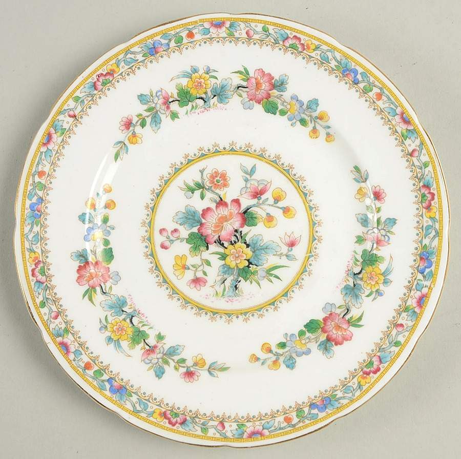 Ming Rose Dessert/Pie Plate by Foley-1