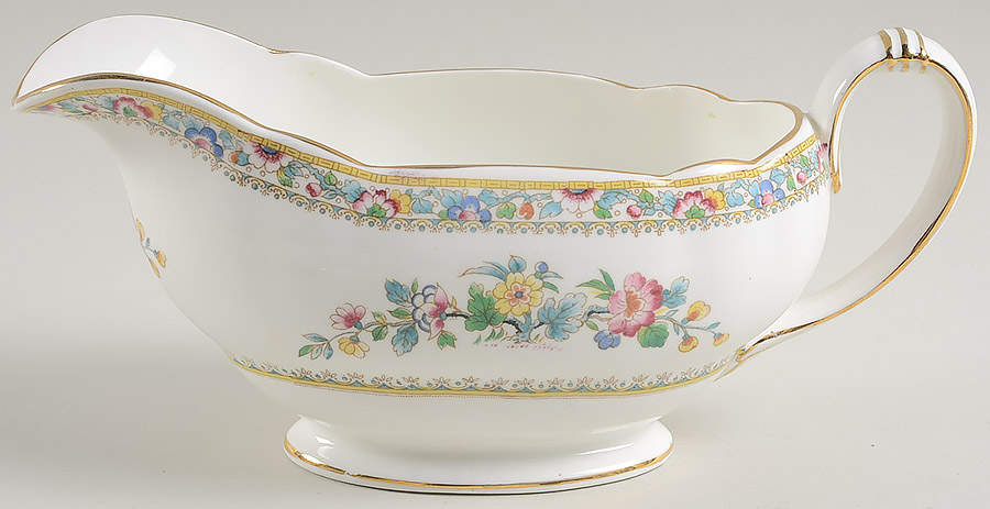 Ming Rose Gravy Boat by Foley-1