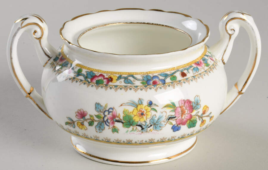 Ming Rose Sugar Bowl No Lid by Foley-1