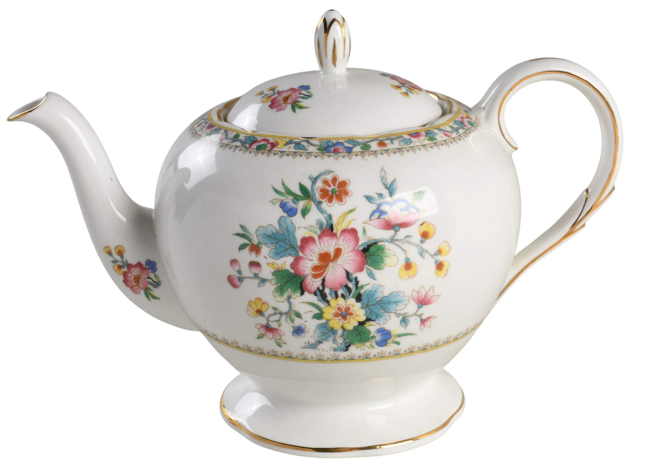 Ming Rose Teapot & Lid by Foley-1