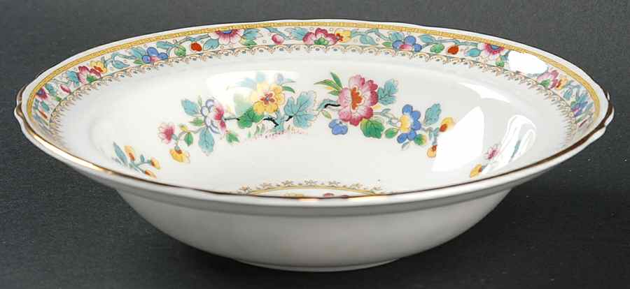 Ming Rose Rim Fruit/Dessert (Sauce) Bowl by Foley-1
