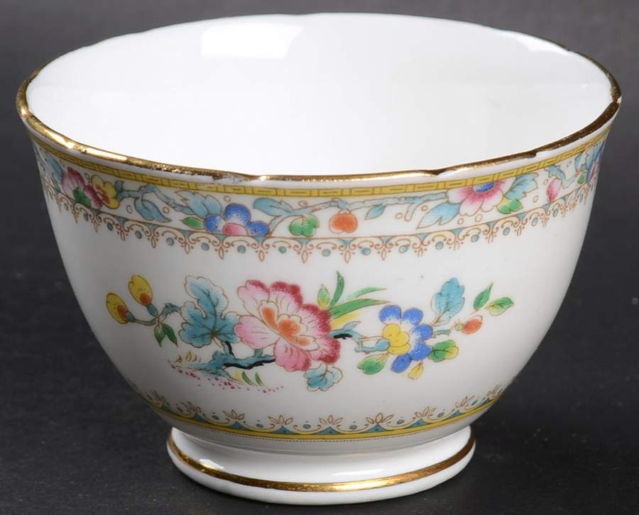 Ming Rose Mini Open Sugar Bowl by Foley-1