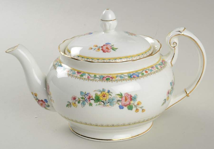 Ming Rose Small Teapot & Lid by Foley-1