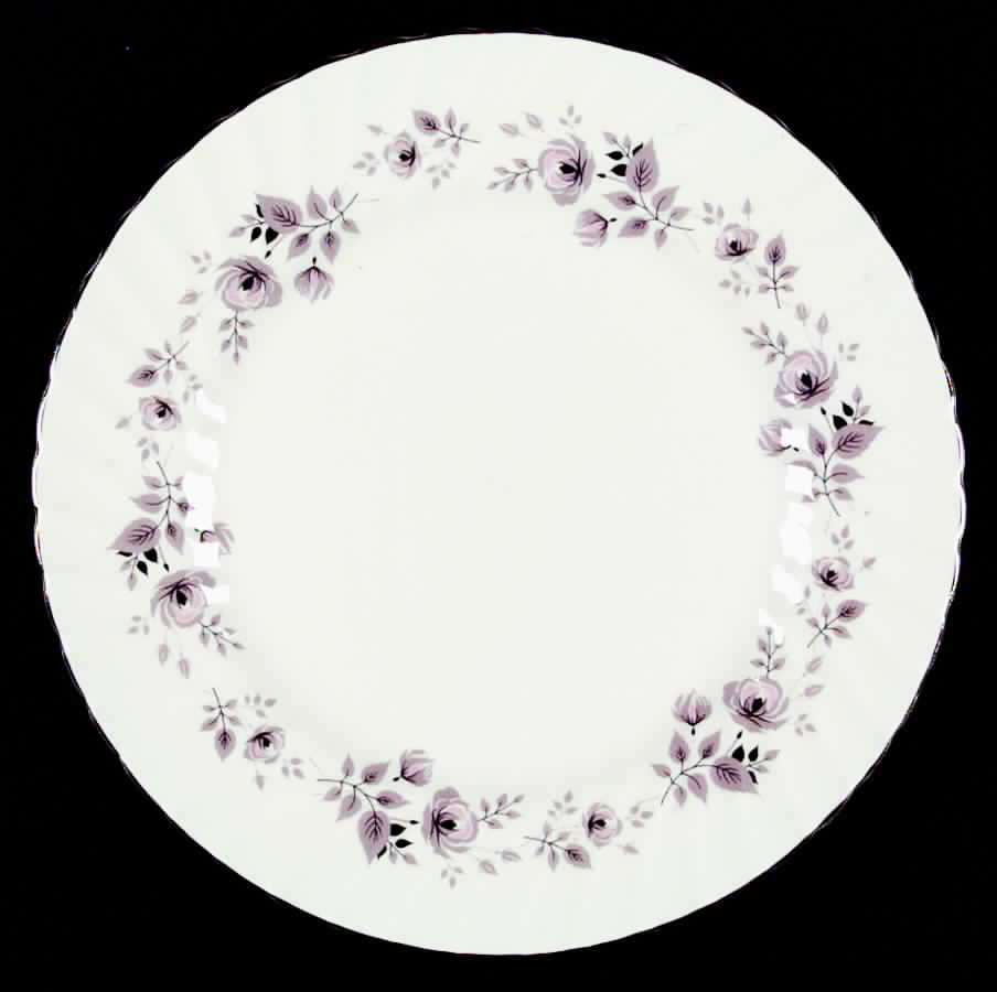 Moon Rose Dinner Plate by Foley-1