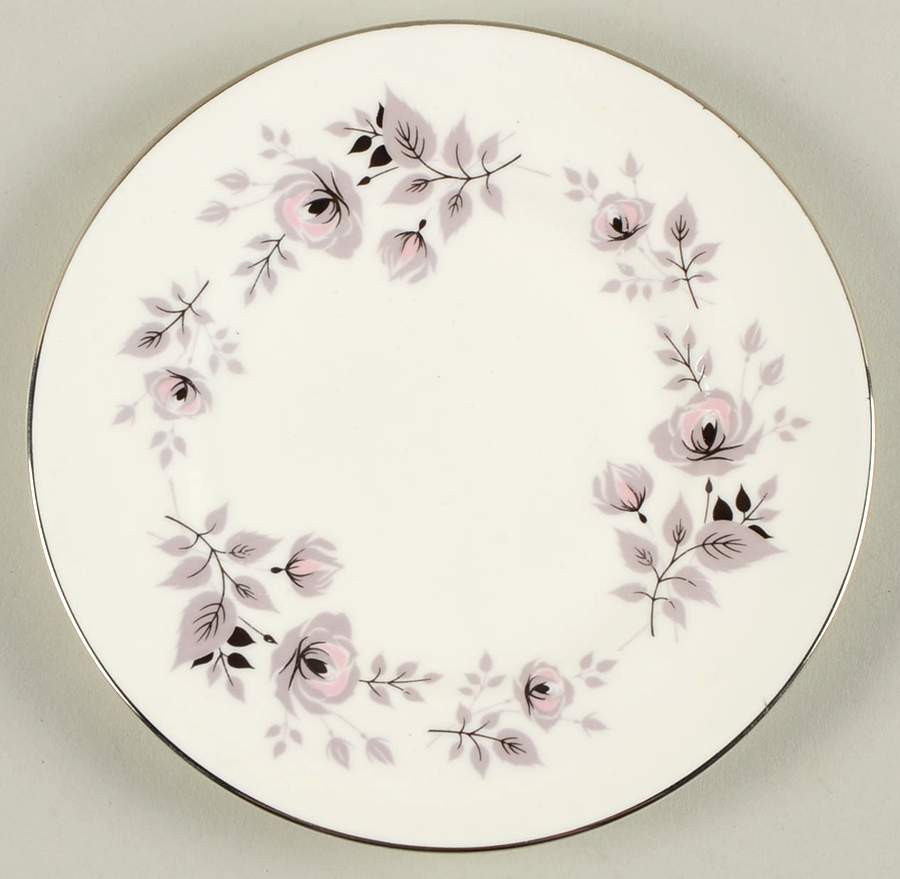 Moon Rose Bread & Butter Plate by Foley-1
